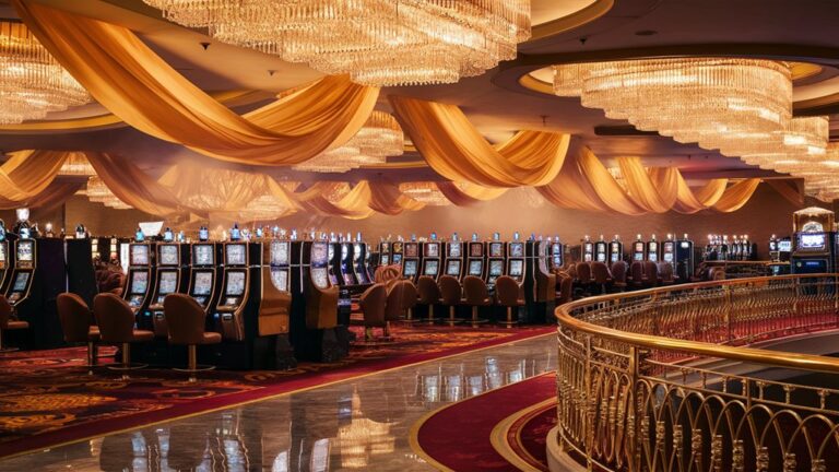 casino bathed in gold