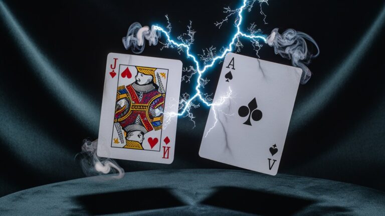 electric blackjack gaming bursts