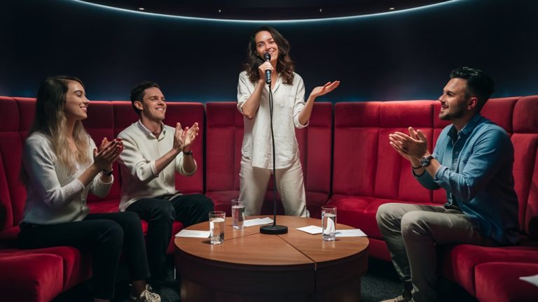 sing politely with others